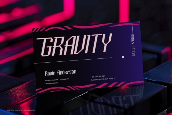 Galaxy Aura | Cyber Condensed Font