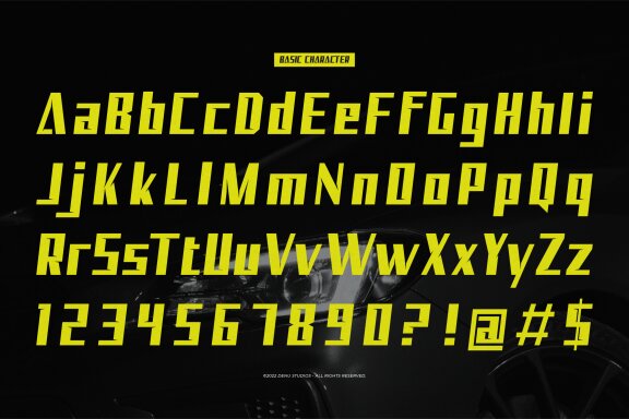 Code Rider | Bold Racing Font