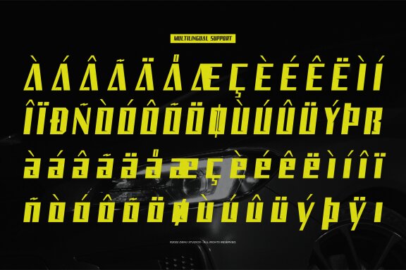 Code Rider | Bold Racing Font