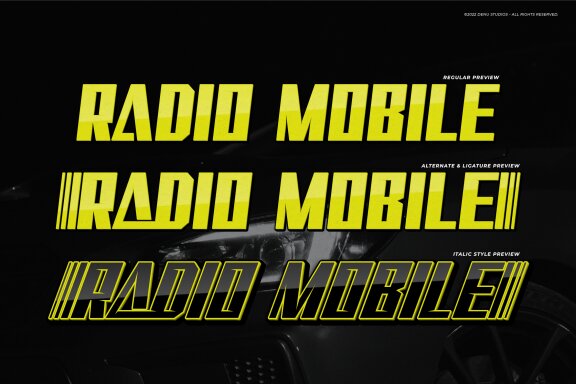 Code Rider | Bold Racing Font