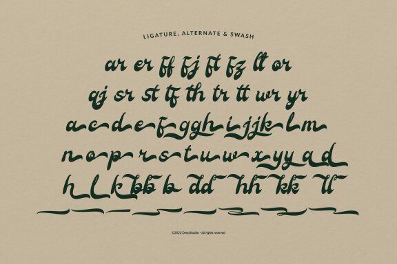 Tifaland | Bold Script Font