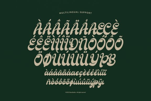 Tifaland | Bold Script Font