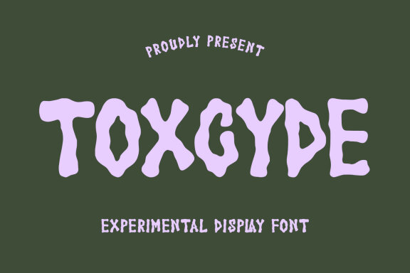Toxcyde Experimental Display Font