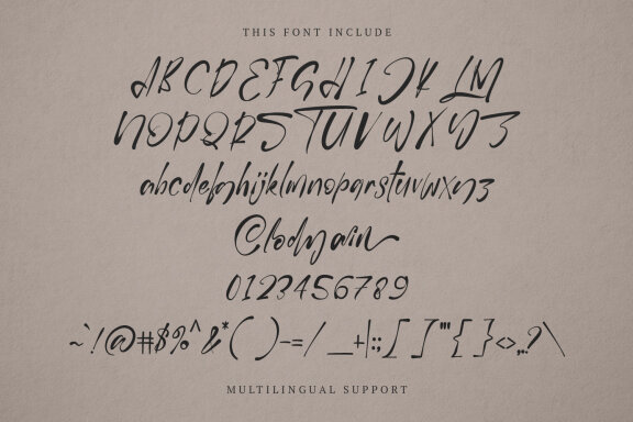 Ciloudy Signature Brush Font