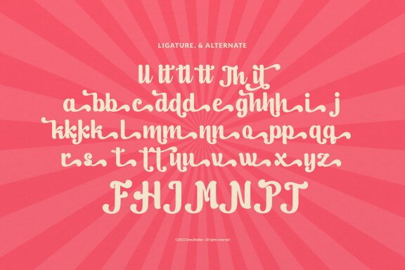 Moods Hitage | Retro Bold Script