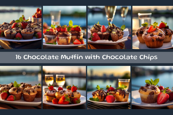 Chocolate Muffin with Chocolate Chips