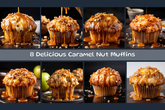 Delicious Caramel Nut Muffins