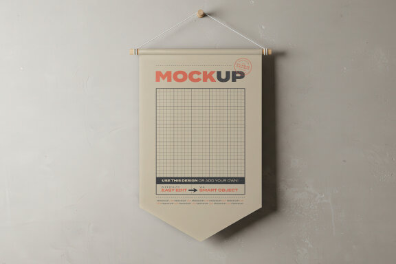 Hanging Pennant Mockups