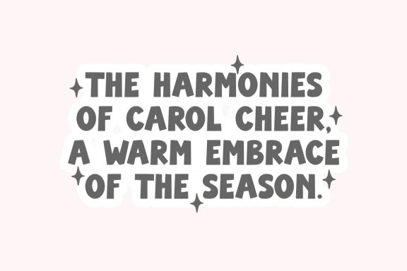 Carol Cheers - Bold Quirky