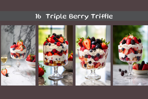 Triple Berry Triffle