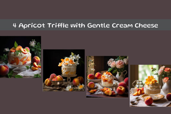 Apricot Triffle with Gentle Cream Cheese