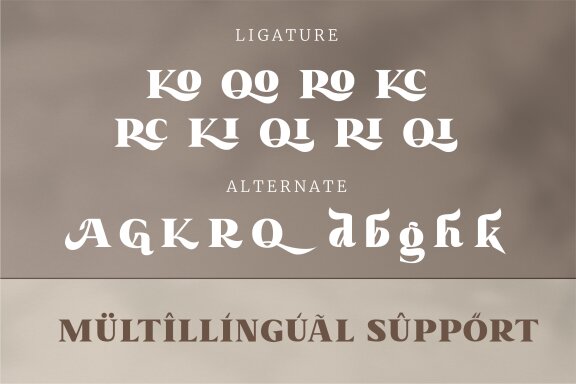Agiska Modern Serif Font