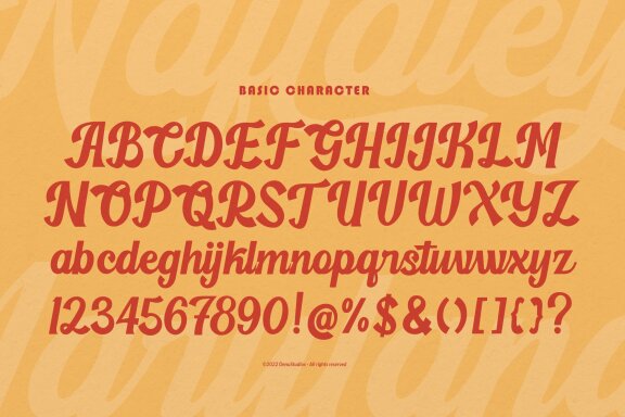 Naftaley Maryland | Retro Bold Script