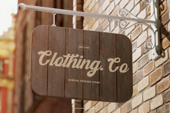 Naftaley Maryland | Retro Bold Script