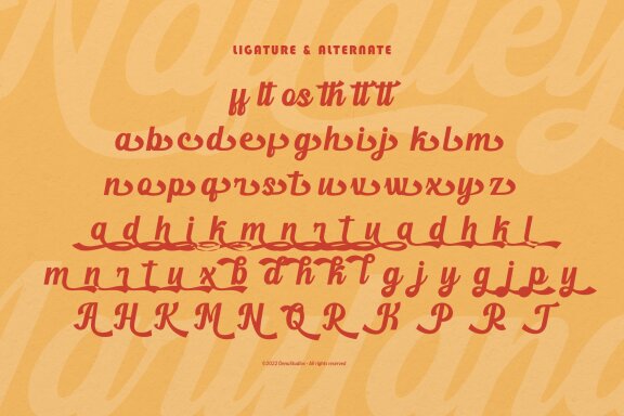 Naftaley Maryland | Retro Bold Script