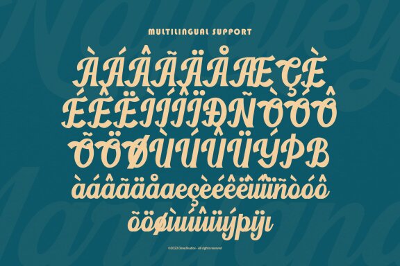 Naftaley Maryland | Retro Bold Script