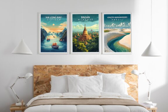 Beautiful Places Travel Poster Bundle