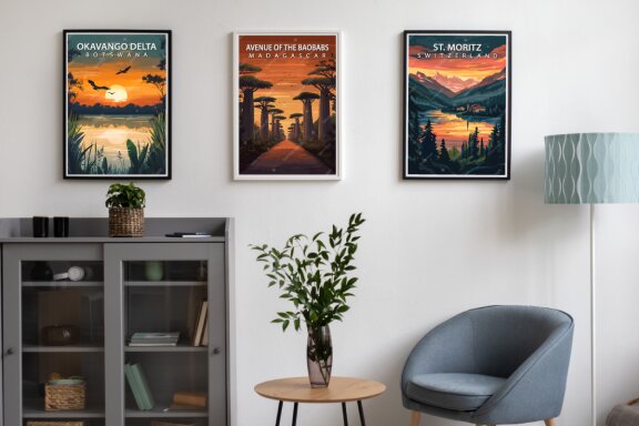 Beautiful Places Travel Poster Bundle