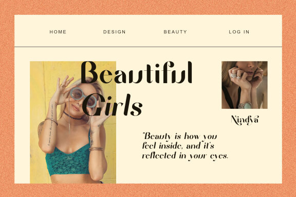 The beach unique sans serif typeface