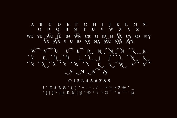AVENYU SANS SERIF TYPEFACE