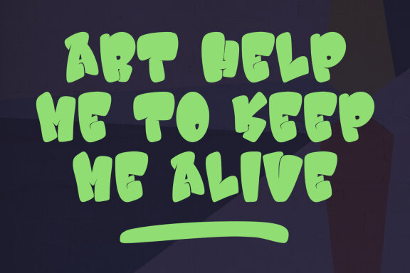 Alorezt Cool Graffiti Display Font