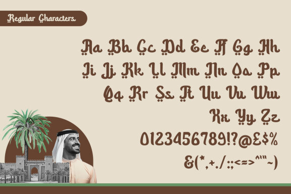 Haliya - Arabic Font Style Typeface