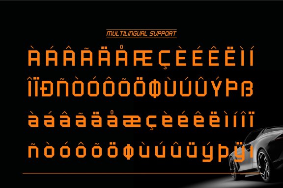 Zaegers | Race Display Font