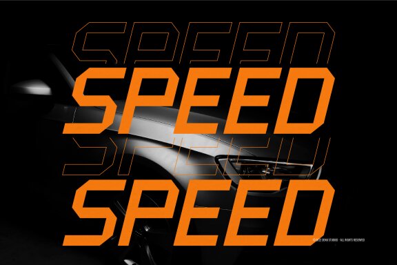Zaegers | Race Display Font