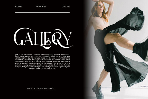 SALINCA Unique Serif Typeface