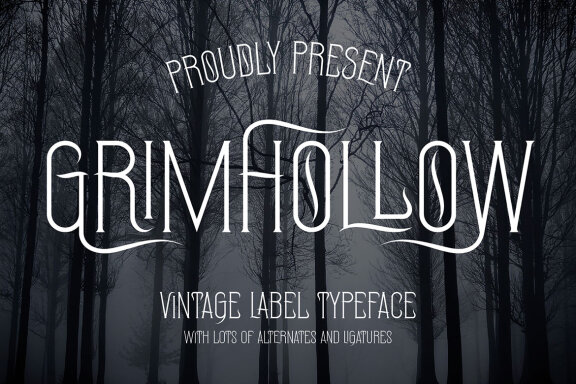 Grimhollow Vintage Condensed Serif