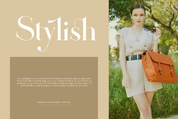 Meiya Ligature Serif Typeface