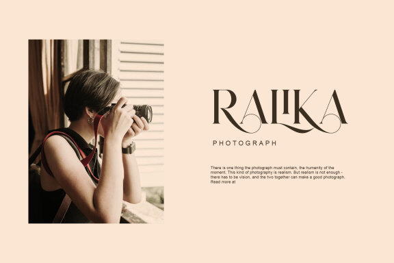 BLORN UNIQUE SERIF TYPEFACE