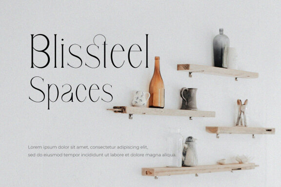 Gllifan unique ligature serif
