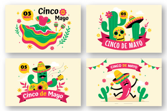 9 Cinco de Mayo Celebration Illustration