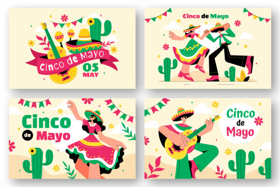 9 Cinco de Mayo Celebration Illustration