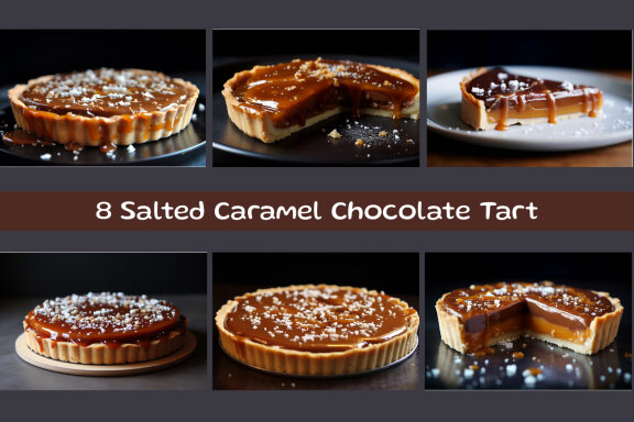 Salted Caramel Chocolate Tart