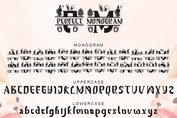 Perfect Easter Monogram