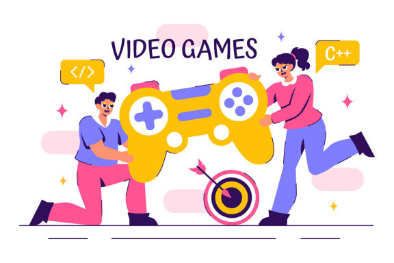 10 Professional Video Games Illustration