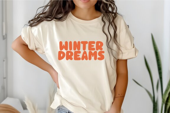 Winter Bubble - Retro Bubble Font