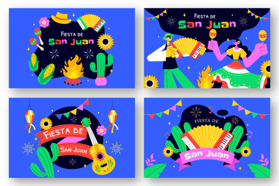 9 Fiesta de San Juan Illustration