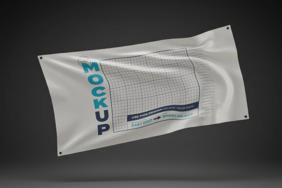 Multipurpose Flags and Banners Mockups