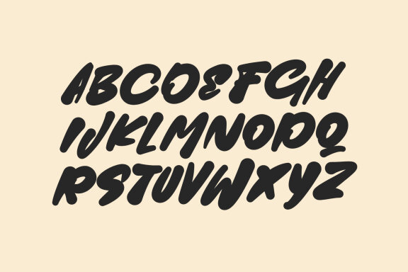 Gako Censi Handmade Brush Display Font