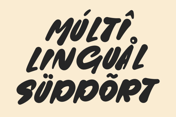 Gako Censi Handmade Brush Display Font