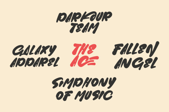 Gako Censi Handmade Brush Display Font