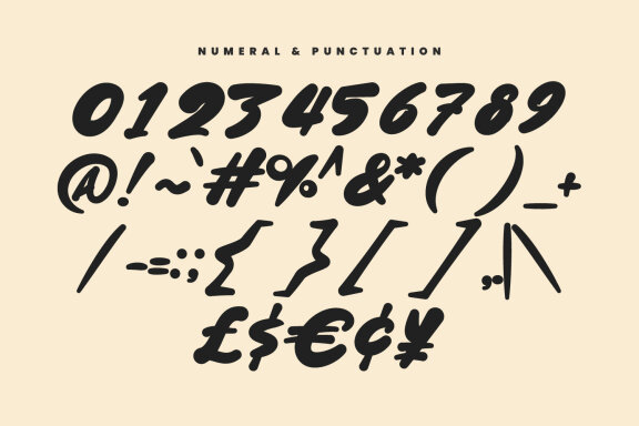 Gako Censi Handmade Brush Display Font