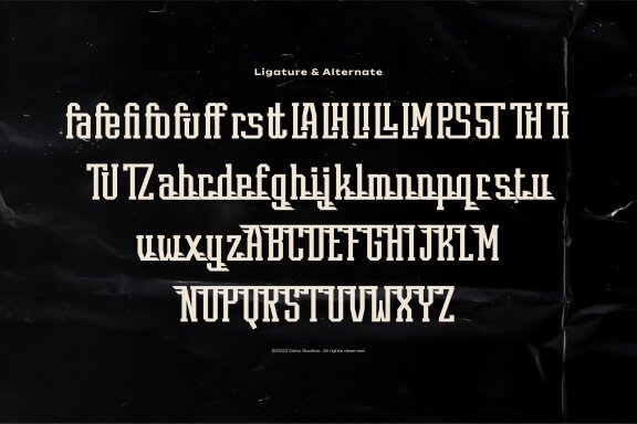 Hoston Runejay | Condensed Display Font