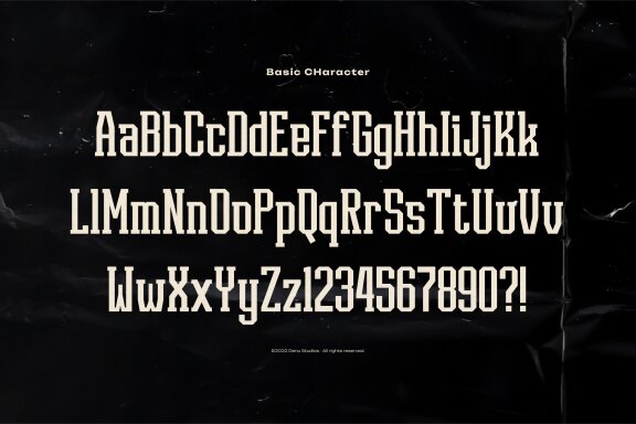 Hoston Runejay | Condensed Display Font