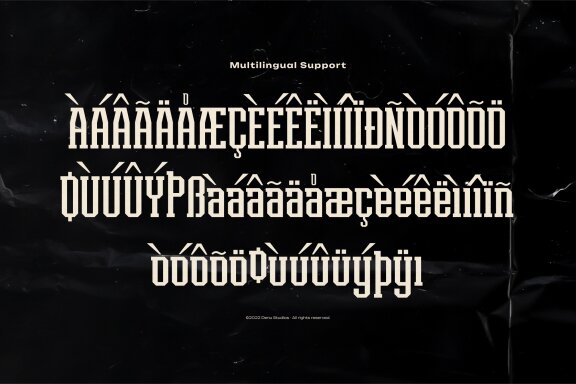 Hoston Runejay | Condensed Display Font