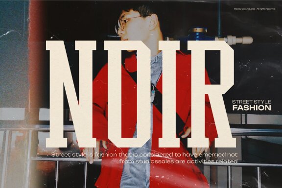 Hoston Runejay | Condensed Display Font