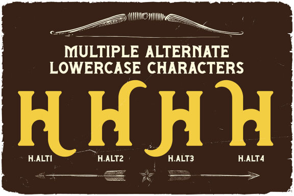 Heartland Vintage Layered Serif
